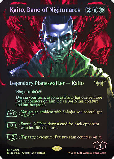 Kaito, Bane of Nightmares (DSK) (409) / Textured Foil