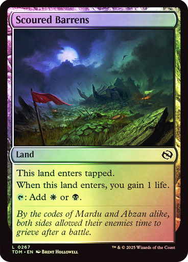 Scoured Barrens (TDM) (267) / Foil