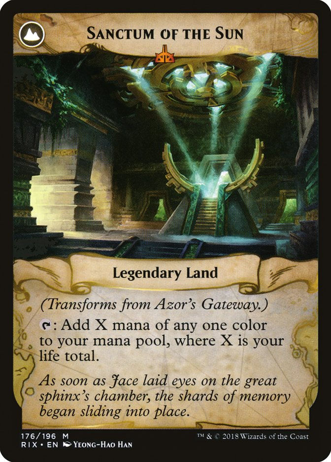 Azor's Gateway // Sanctum of the Sun (RIX) (176) — cara 2 de 2
