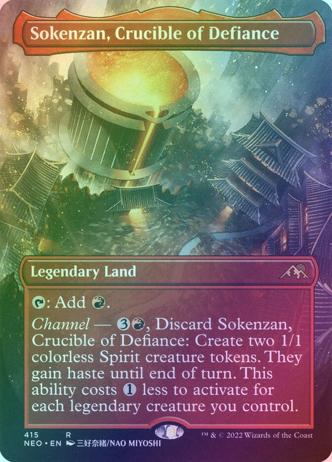 Sokenzan, Crucible of Defiance (NEO) (415) / Borderless / Foil