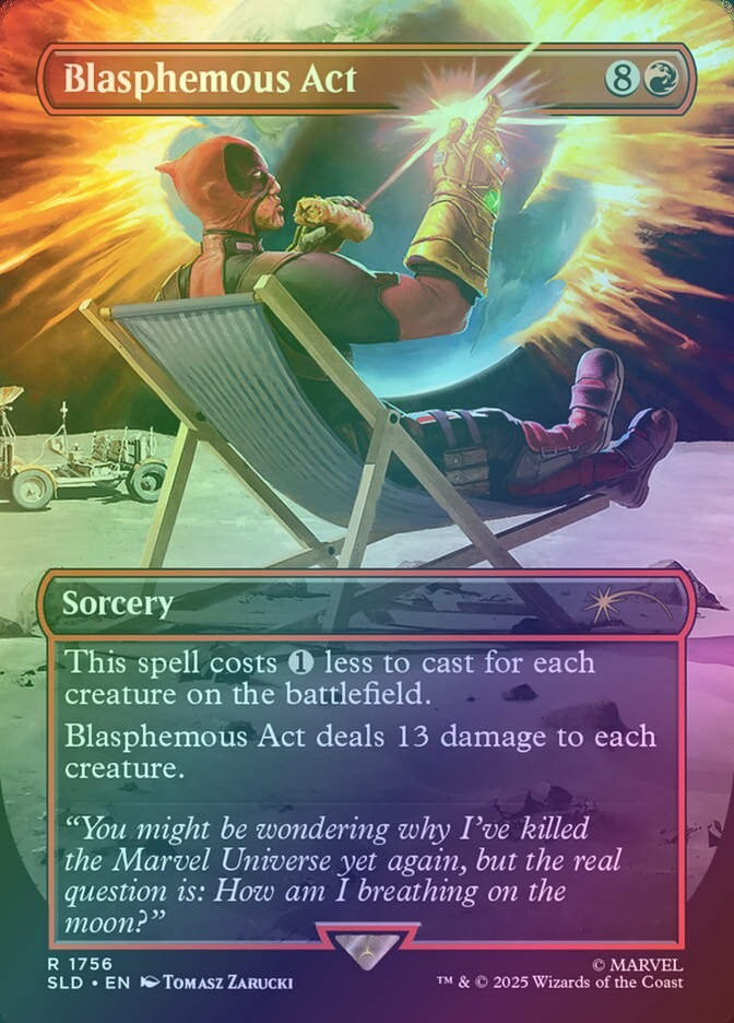 Blasphemous Act (SLD) (1756) / Borderless / Foil