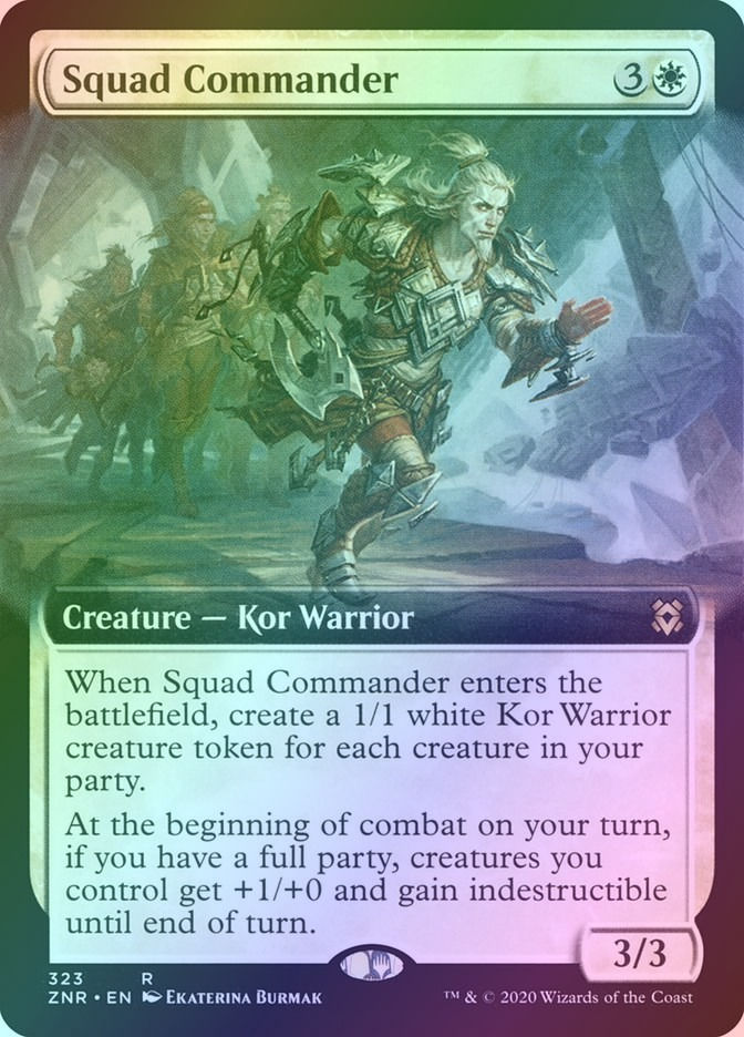 Squad Commander (ZNR) (323) / Extended Art / Foil