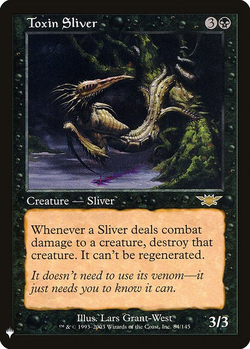 Toxin Sliver (PLST) (LGN-84)