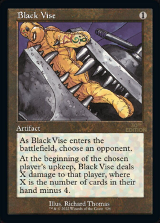 Black Vise (30a) / Retro Frame