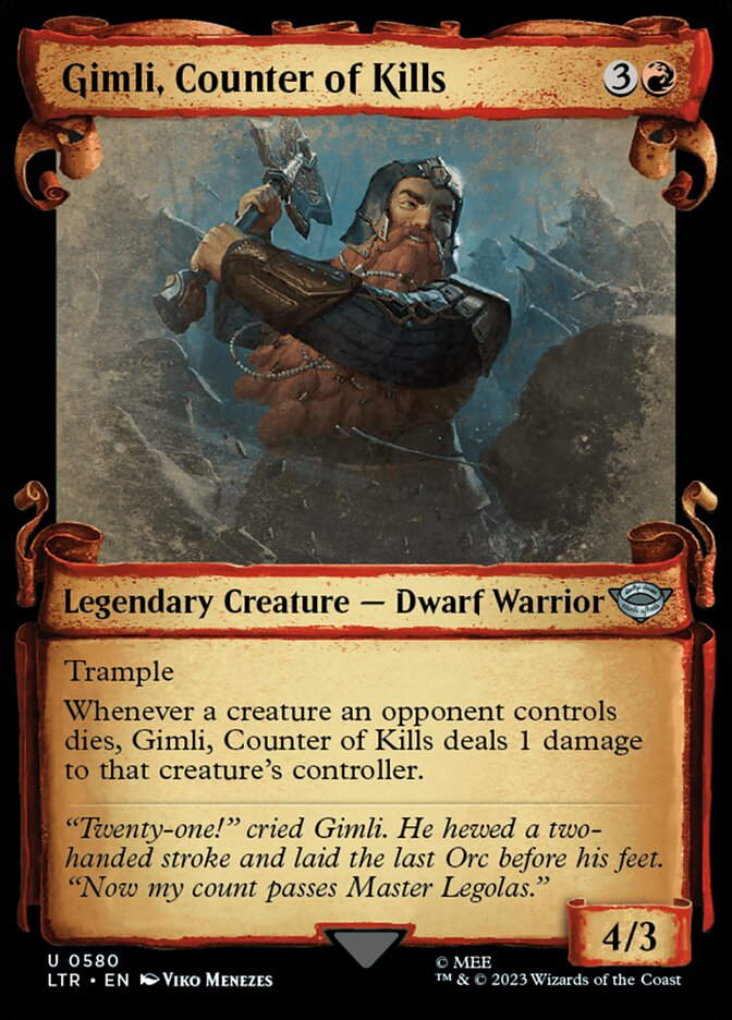 Gimli, Counter of Kills (LTR) (580) / Showcase