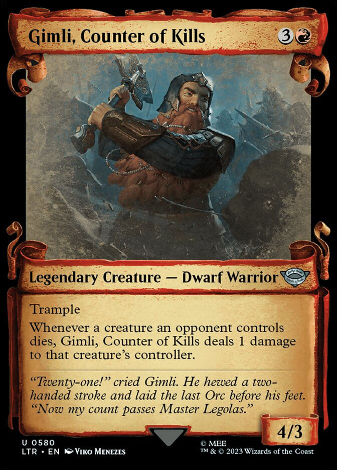 Gimli, Counter of Kills (LTR) (580) / Showcase