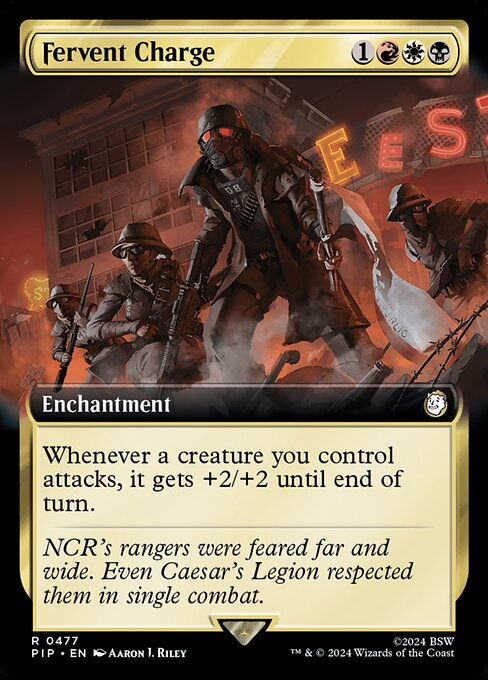 Fervent Charge (pip) (477) / Extended Art