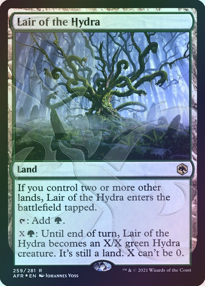 Lair of the Hydra (PAFR) (259a) / Embossed Foil