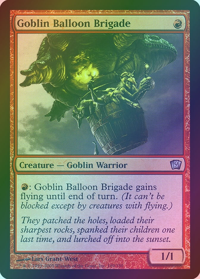 Goblin Balloon Brigade (9ED) (189★) / Foil