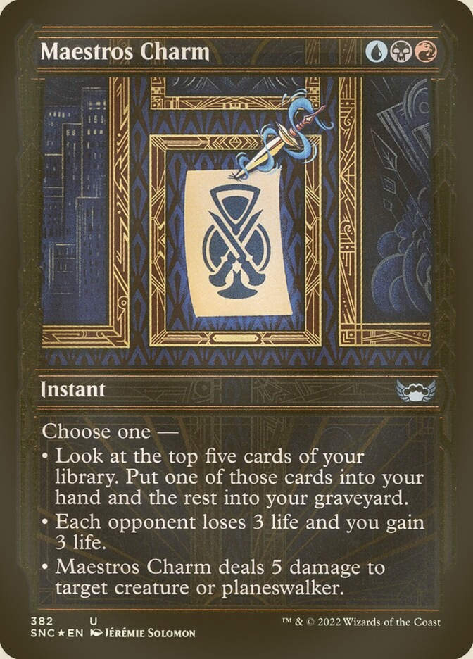 Maestros Charm (SNC) (382) / Showcase / Gilded Foil