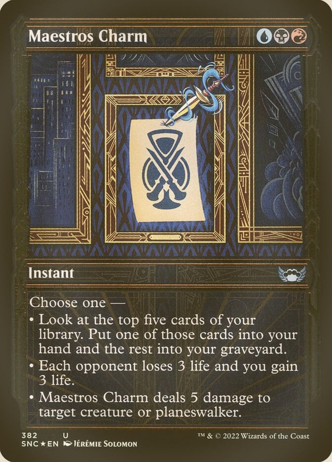 Maestros Charm (SNC) (382) / Showcase / Gilded Foil