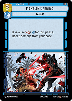 Make An Opening (SOR_#076/252)