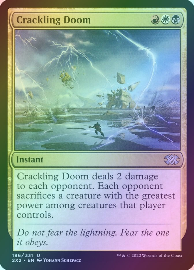 Crackling Doom (2X2) (196) / Foil