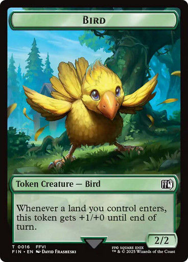 Bird Token T16 // Hero Token T07 (TFIN) — cara 1 de 2