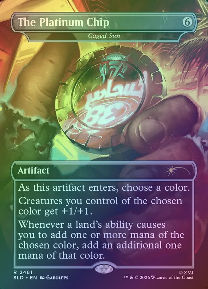 Caged Sun (SLD) (2461) / Borderless / Foil