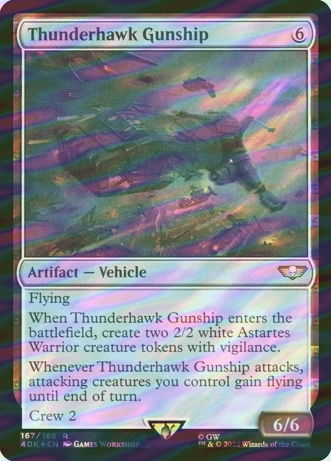 Thunderhawk Gunship (40K) (167★) / Surge Foil