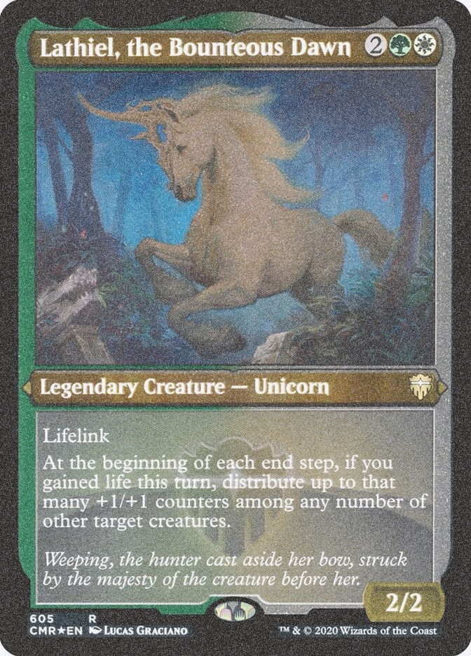 Lathiel, the Bounteous Dawn (CMR) (605) / Foil Etched