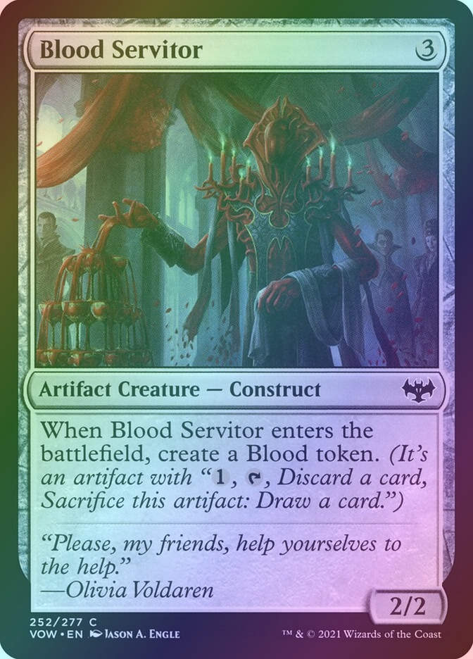 Blood Servitor (VOW) (252) / Foil