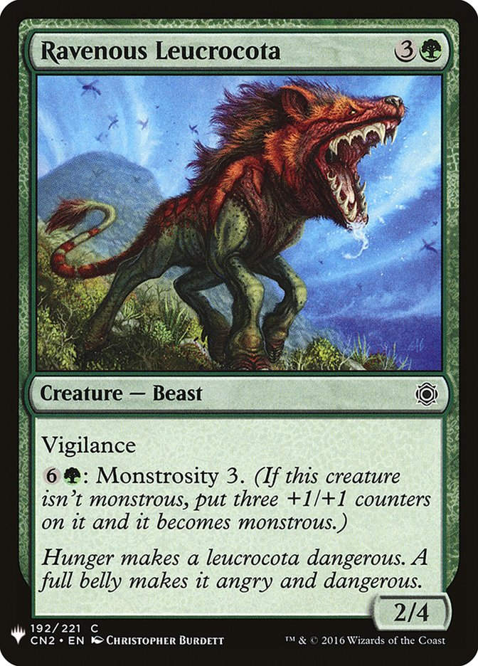 Ravenous Leucrocota (MYS)
