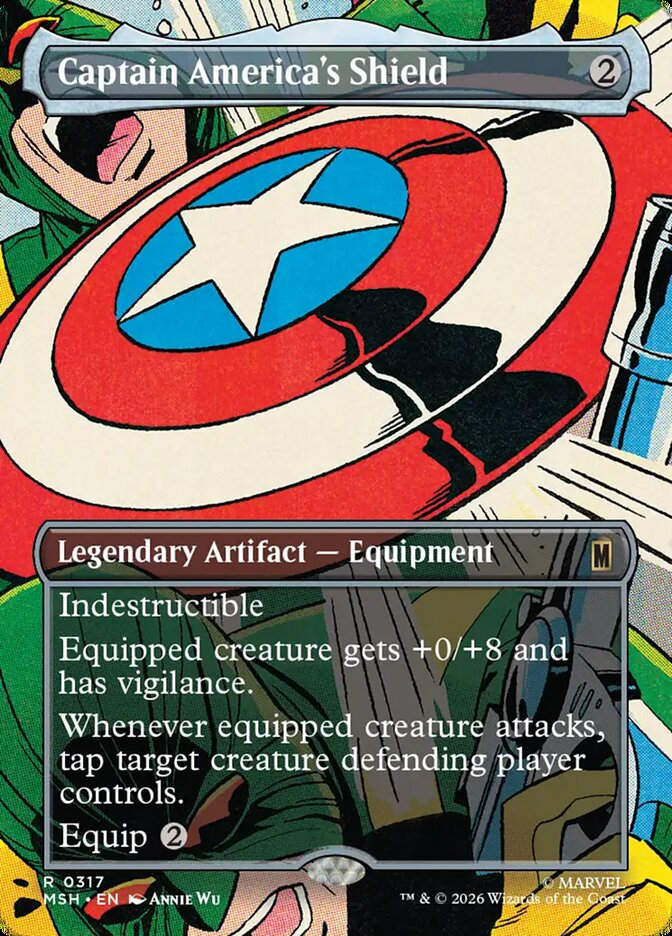 Captain America's Shield (MSH) (317) / Borderless