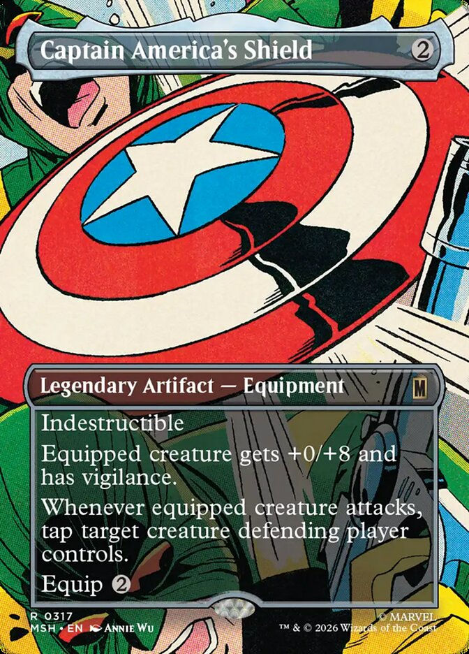 Captain America's Shield (MSH) (317) / Borderless