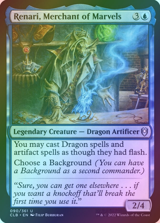 Renari, Merchant of Marvels (CLB) (90) / Foil