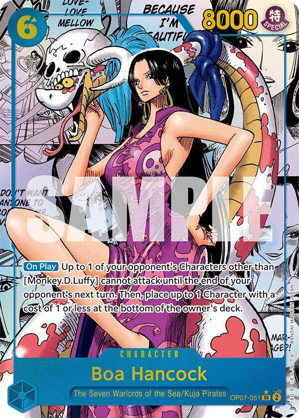 Boa Hancock (051) (Parallel) (Manga) (OP07-051) / Foil