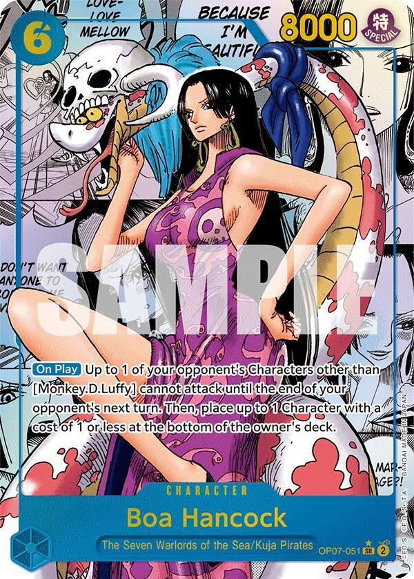 Boa Hancock (051) (Parallel) (Manga) (OP07-051) / Foil