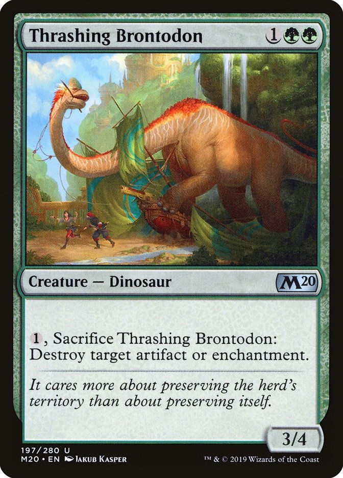 Thrashing Brontodon (M20) (197)