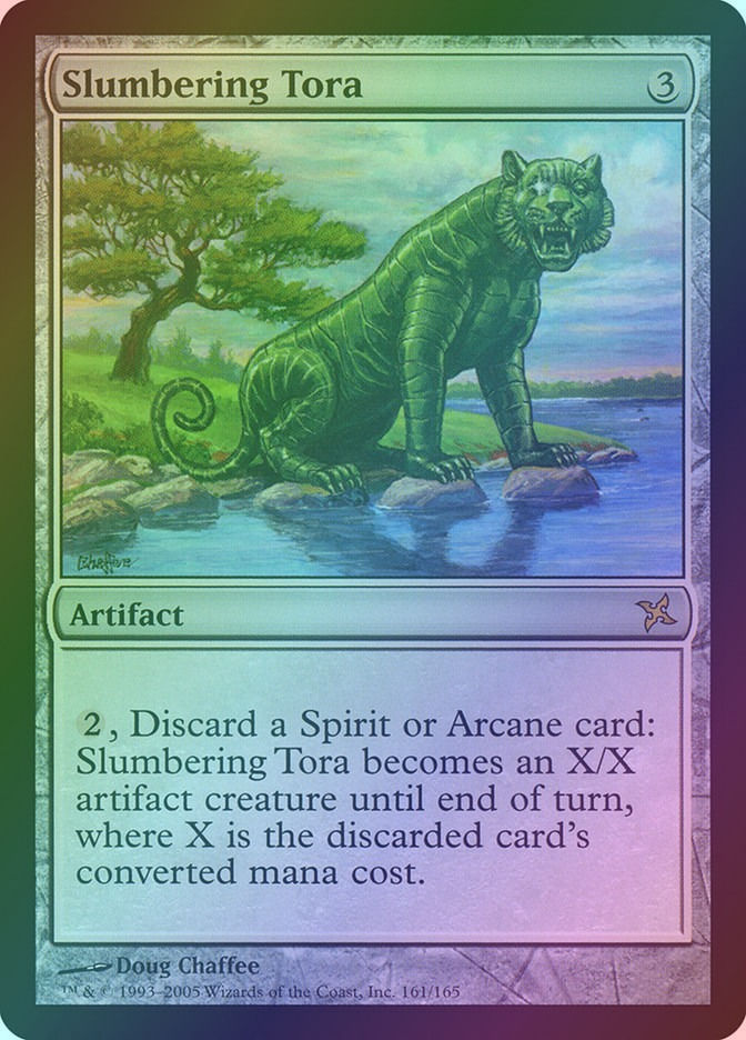 Slumbering Tora (BOK) (161) / Foil