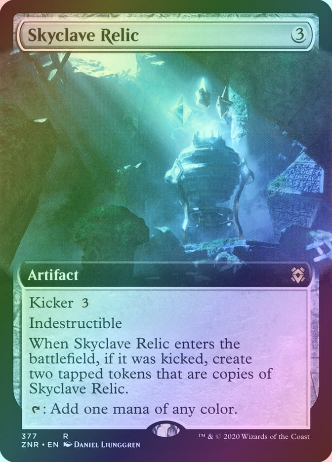 Skyclave Relic (ZNR) (377) / Extended Art / Foil