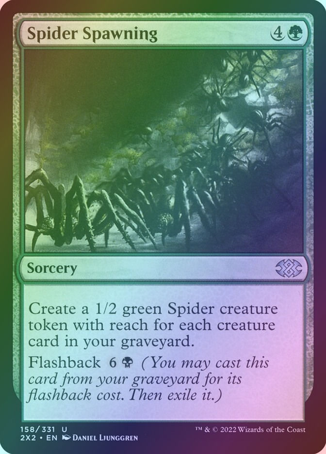 Spider Spawning (2X2) (158) / Foil