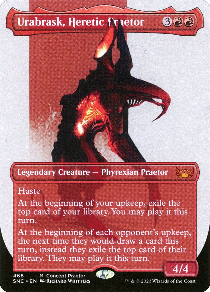 Urabrask, Heretic Praetor (SNC) (468) / Borderless