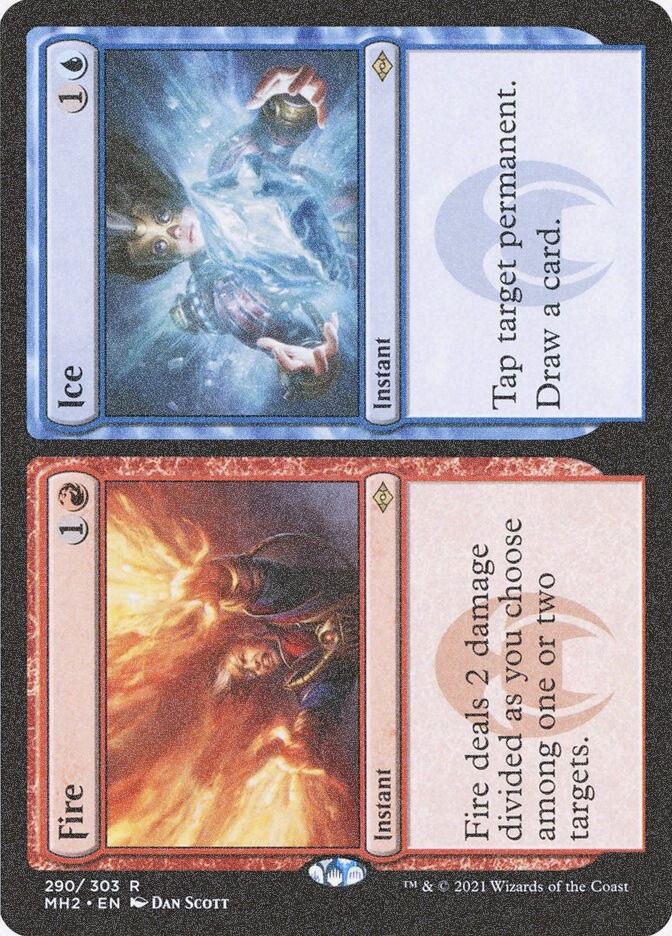 Fire // Ice (MH2) (290) / Foil Etched