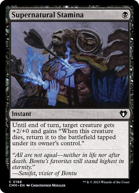 Supernatural Stamina (cmm)