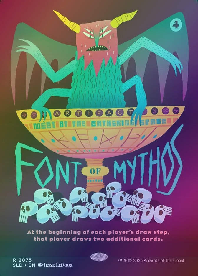 Font of Mythos (SLD) (2075) / Borderless / Foil