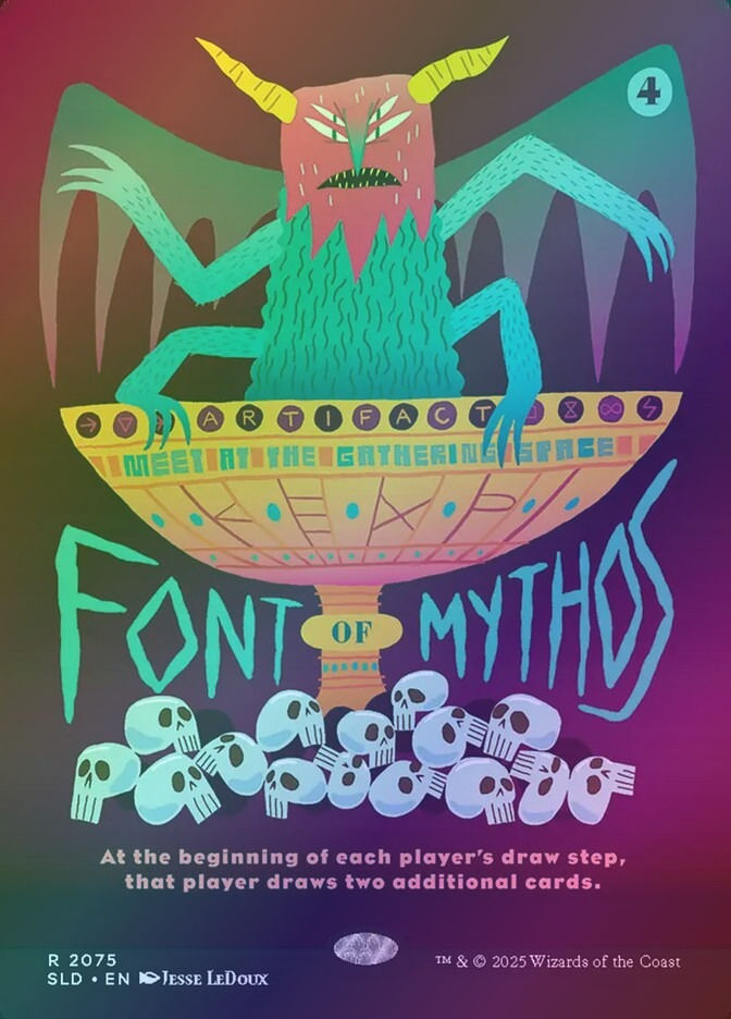 Font of Mythos (SLD) (2075) / Borderless / Foil