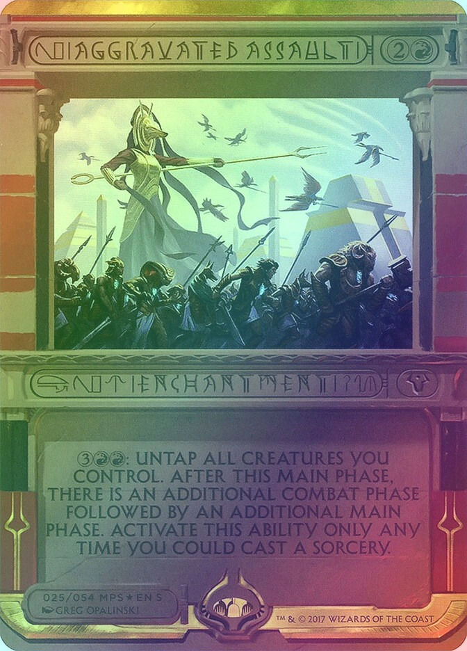 Aggravated Assault (MP2) (25) / Borderless / Foil