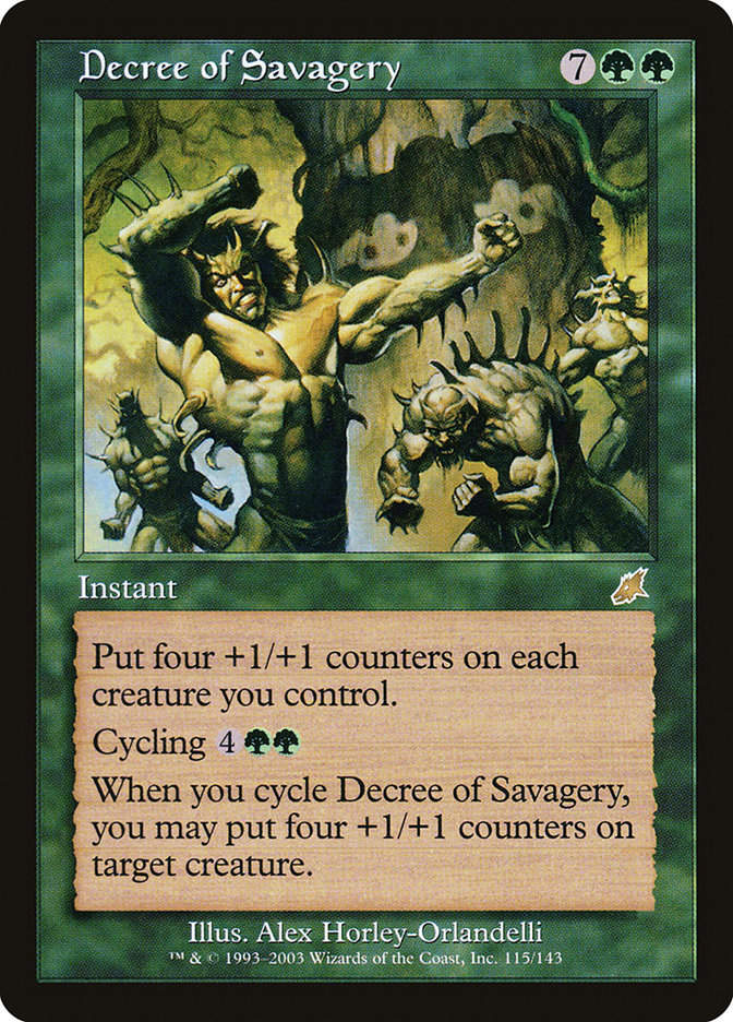 Decree of Savagery (scg)