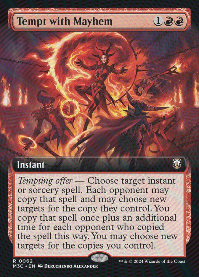 Tempt with Mayhem (M3C) (62) / Extended Art / Ripple Foil