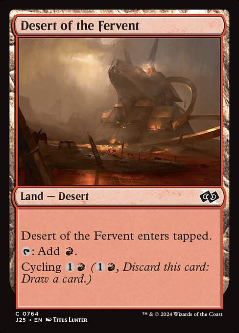 Desert of the Fervent (J25) (764)