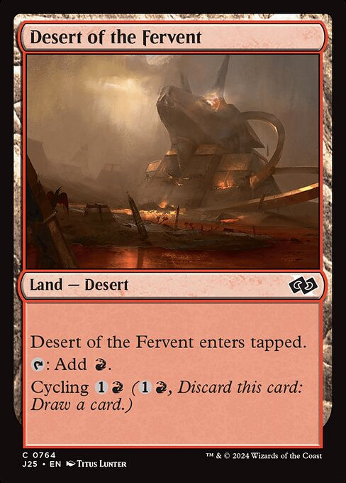 Desert of the Fervent (J25) (764)