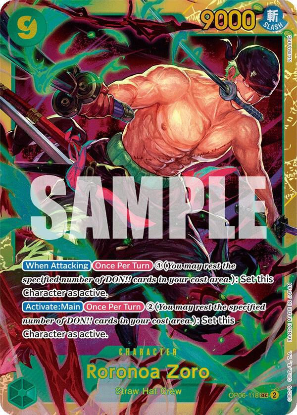 Roronoa Zoro (OP06-118) / Foil
