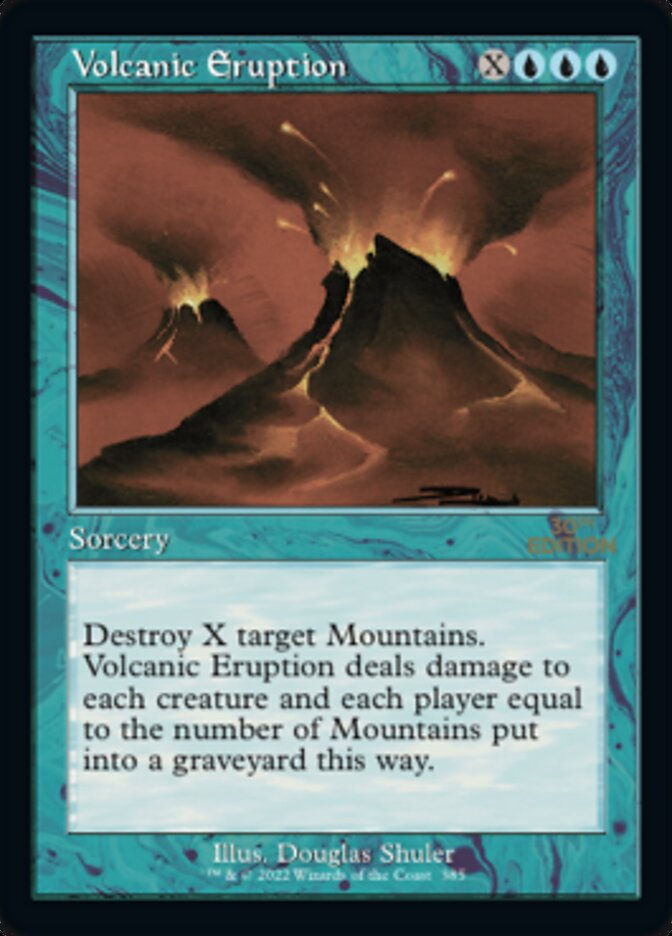 Volcanic Eruption (30a) / Retro Frame