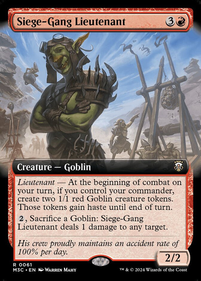 Siege-Gang Lieutenant (m3c) (61) / Extended Art