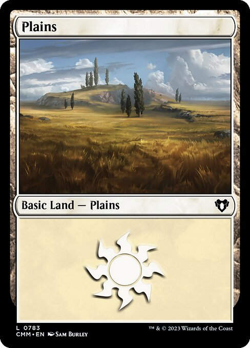 Plains (cmm) (cmm_783) (Commander Deck)