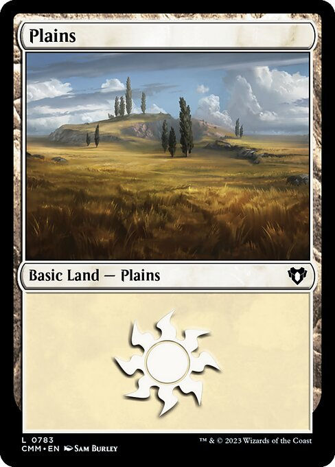 Plains (cmm) (cmm_783) (Commander Deck)