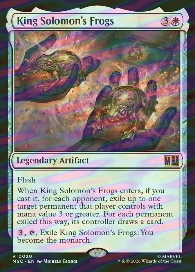 King Solomon's Frogs (MSC) (20) / Surge Foil