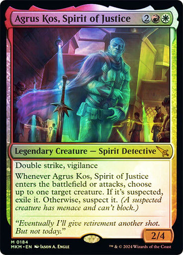 Agrus Kos, Spirit of Justice (mkm) (184) / Foil