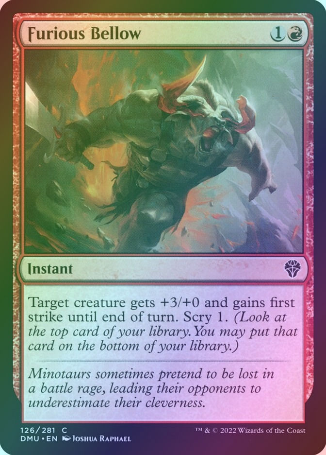 Furious Bellow (DMU) (126) / Foil